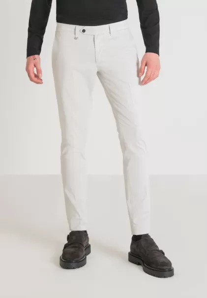 Antony Morato Pantalones Productos Recomendados Hombre Pantalones Skinny Fit «Bryan» De Suave Algodón Elástico Microarmado Hielo