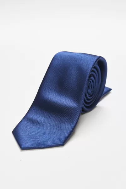 Corbatas Y Pajaritas Azul Antony Morato Corbata De Seda De Color Liso Hombre Compra