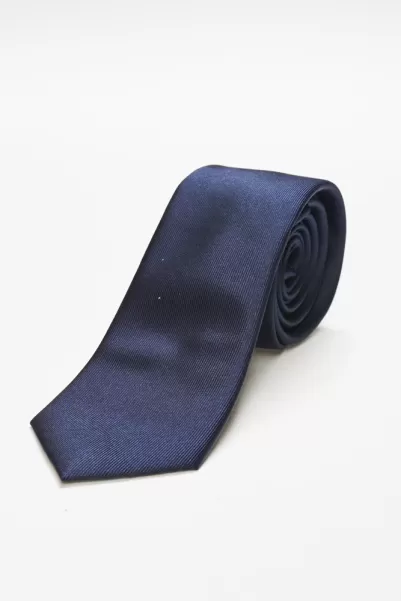 Corbata De Seda De Color Liso Azul Antony Morato España Corbatas Y Pajaritas Hombre